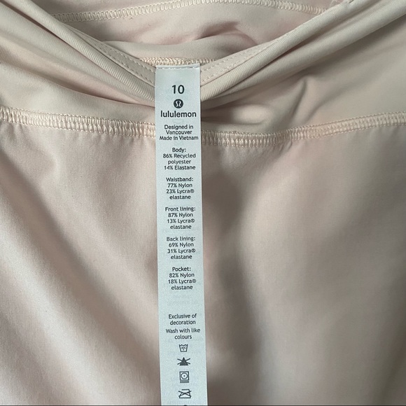 Lululemon Pace Rival Skirt 17" Butter pink size 10 - Picture 4 of 4